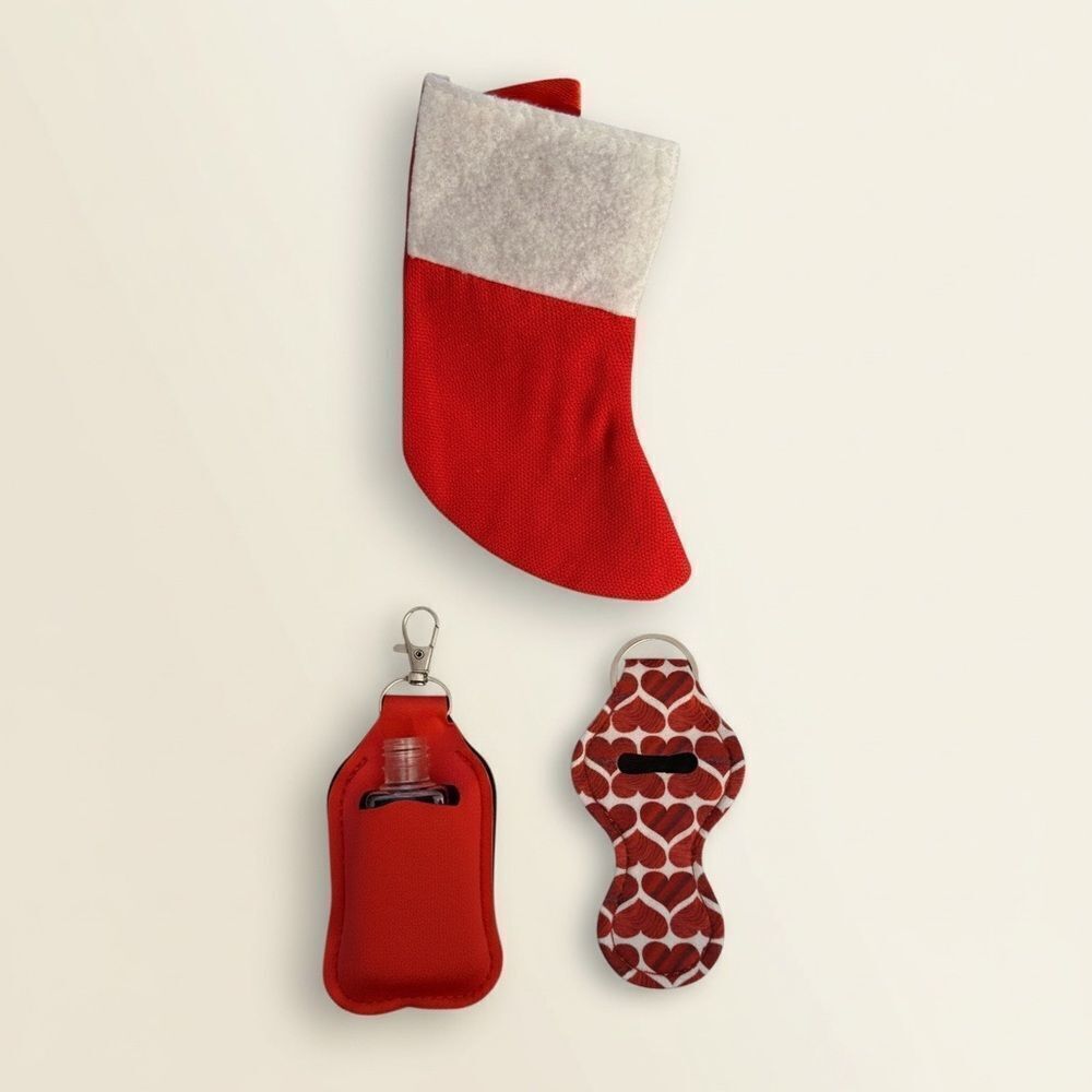 S14. Keep the Hands Clean- Lips Healthy and Hydrated - On the Go Keychain Set - Picture 2 of 3